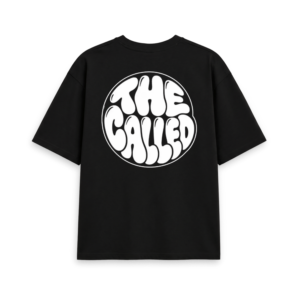 Black Printed T-shirt Back