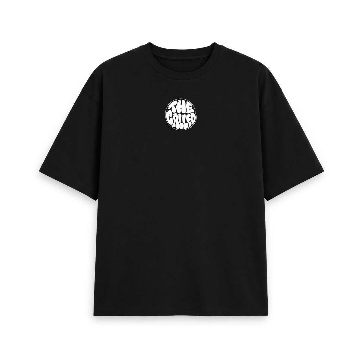 Black Printed T-shirt Front