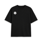 Black Printed T-shirt Front