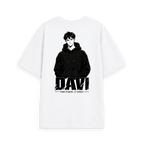 White Printed T-shirt Back