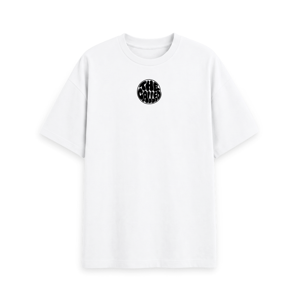 White Printed T-shirt Front