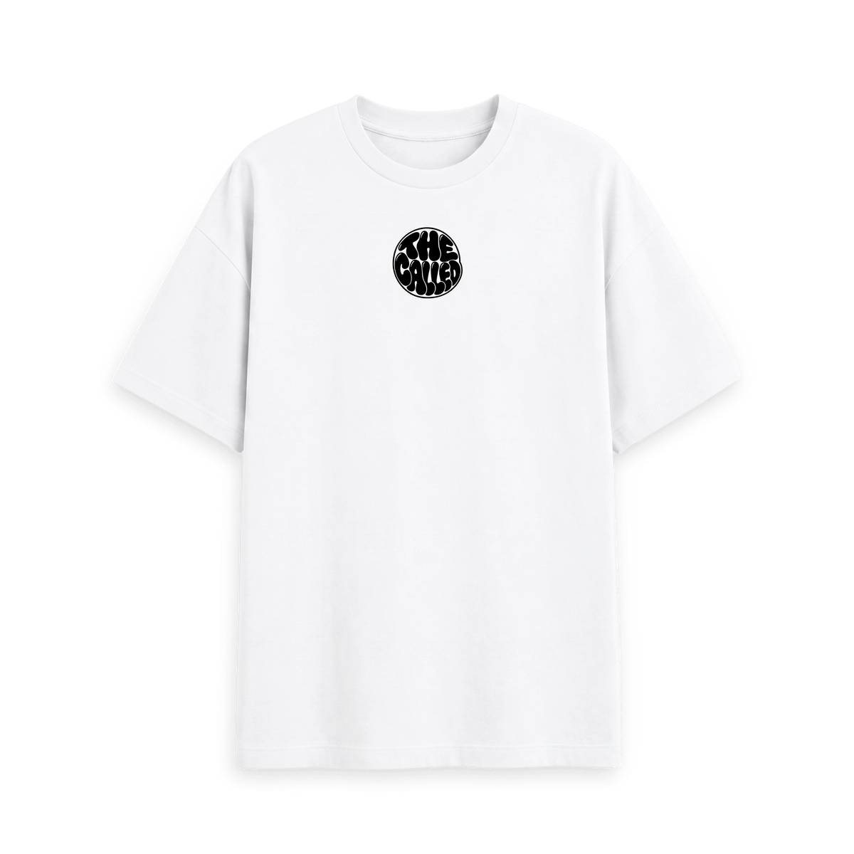 White Printed T-shirt Front