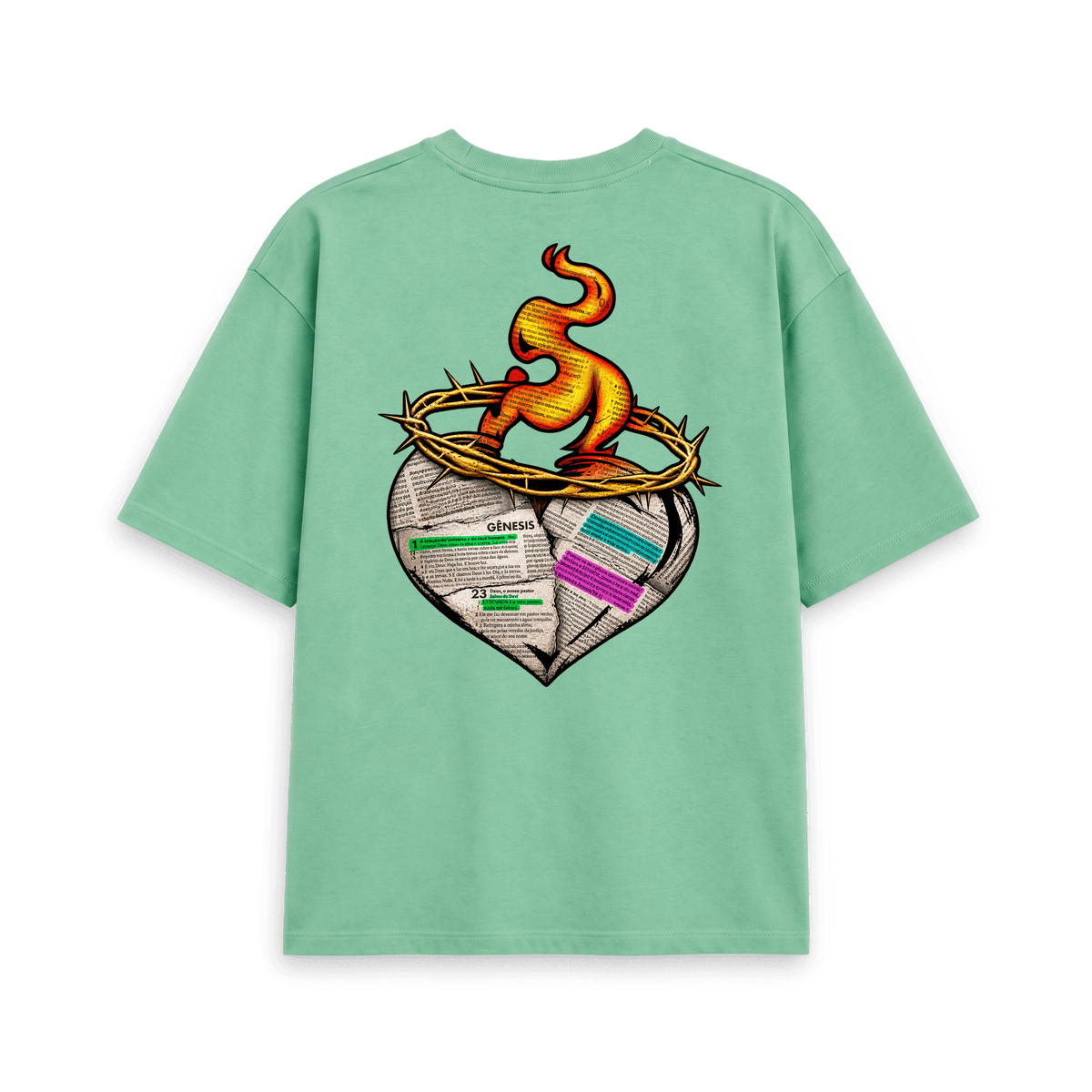 Peppermint Printed T-shirt Back