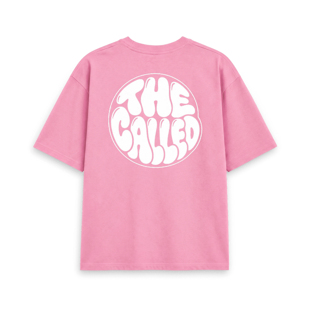 Rose Pink Printed T-shirt Back