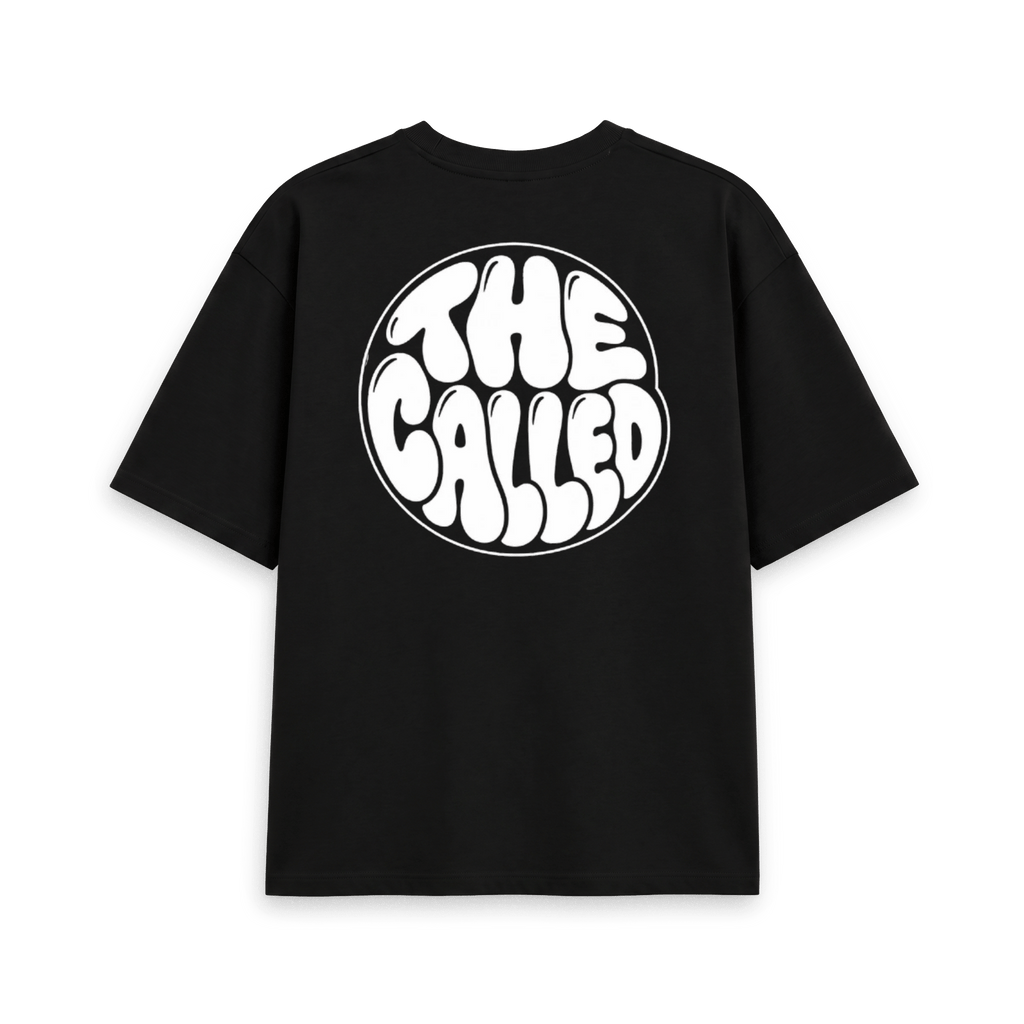 Black Printed T-shirt Back