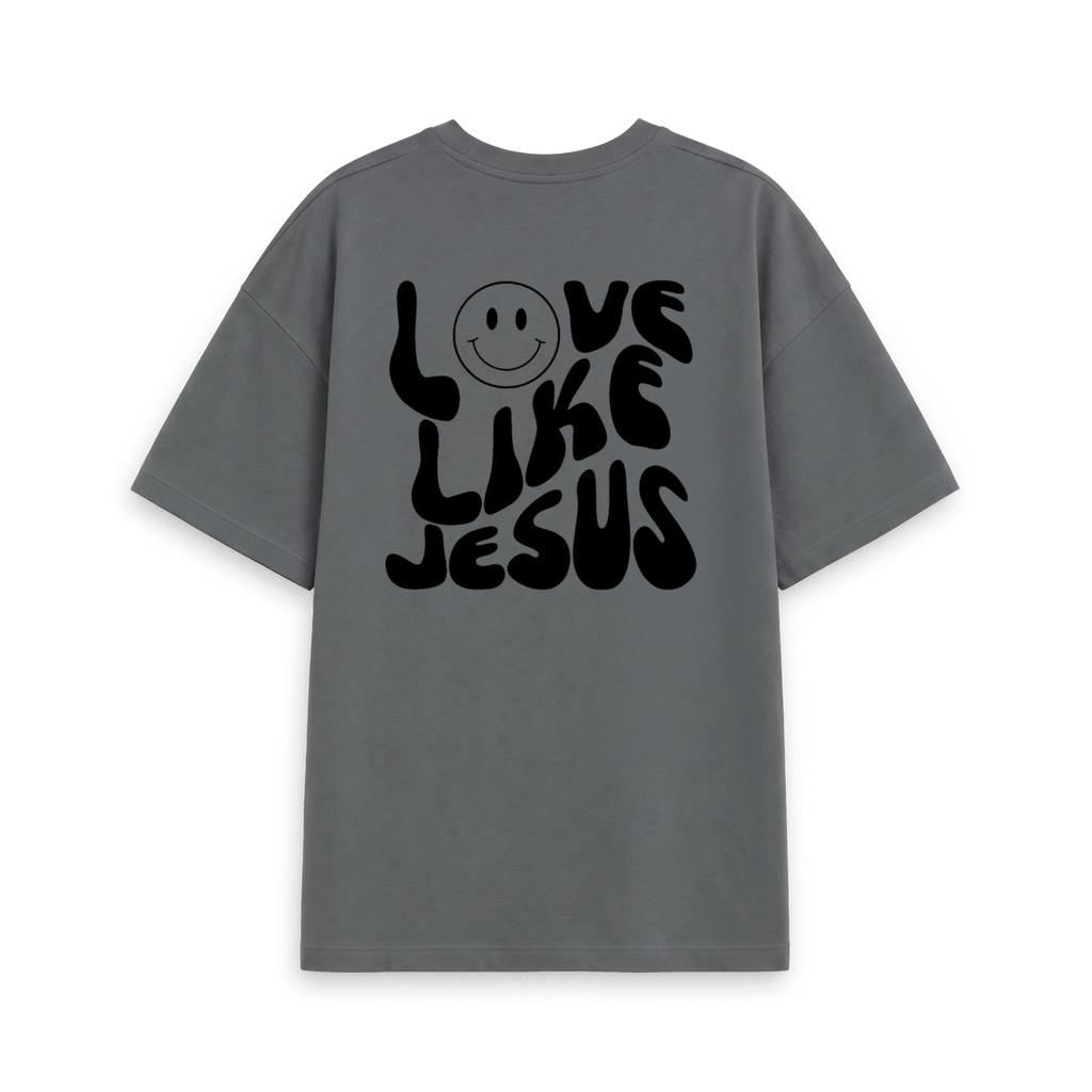 Slate Grey Printed T-shirt Back