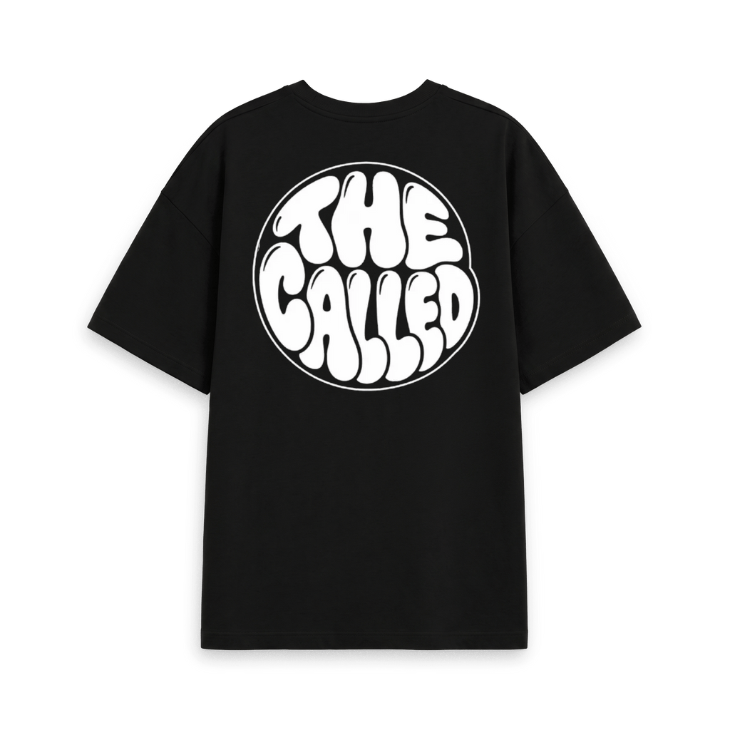 Black Printed T-shirt Back