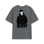 Slate Grey Printed T-shirt Back