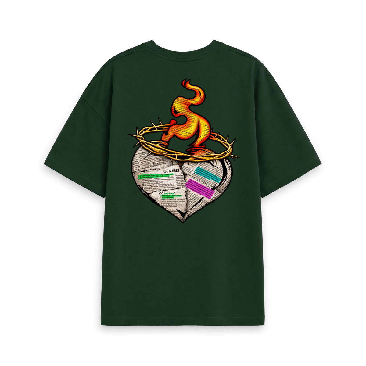 Evergreen Printed T-shirt Back